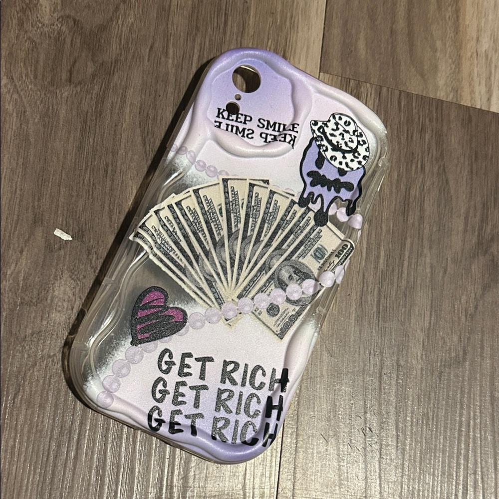 Purple Decorative Phone Case